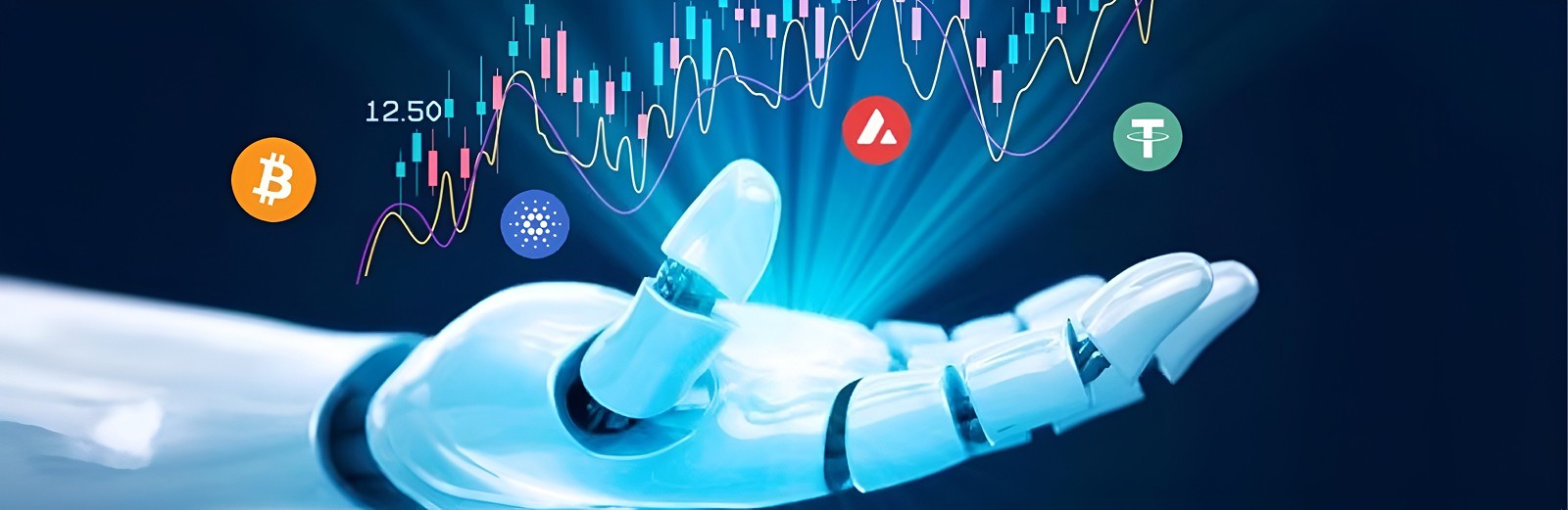 AI Crypto Coin Development Illustration