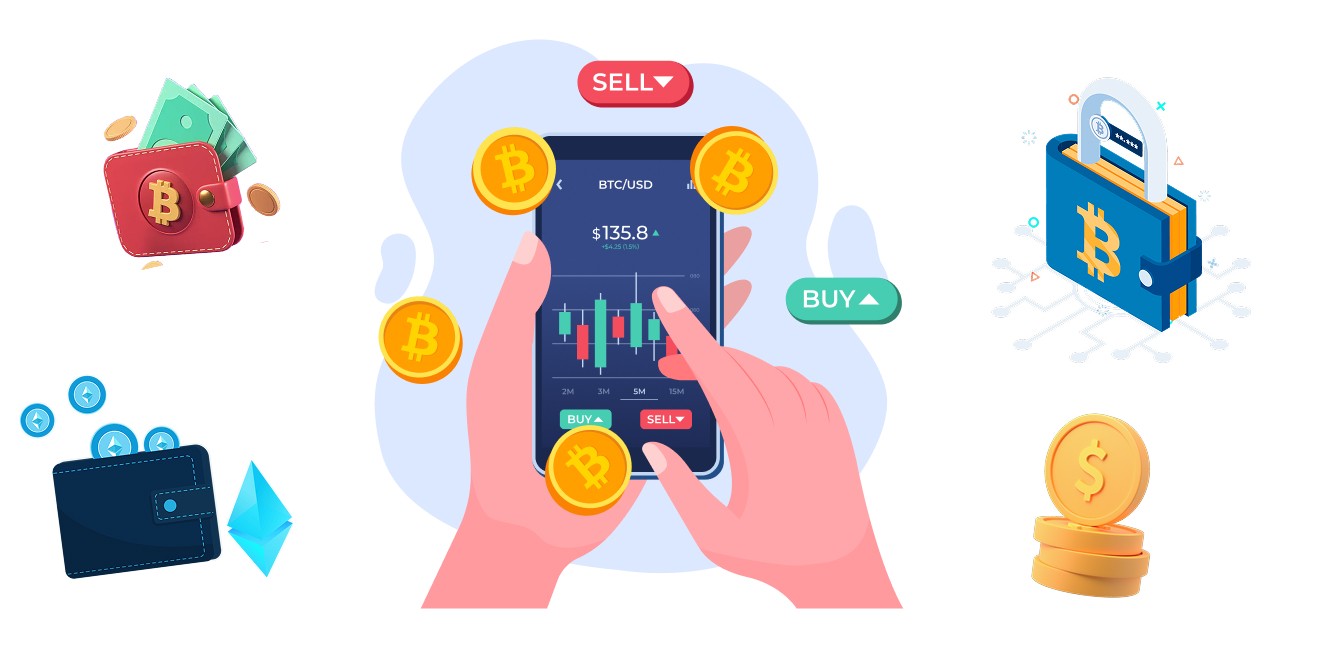 NFT Marketplace Illustration