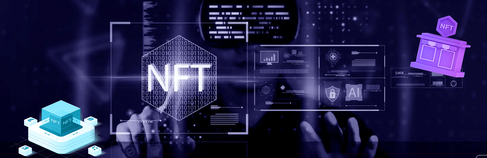 NFT Marketplace Illustration