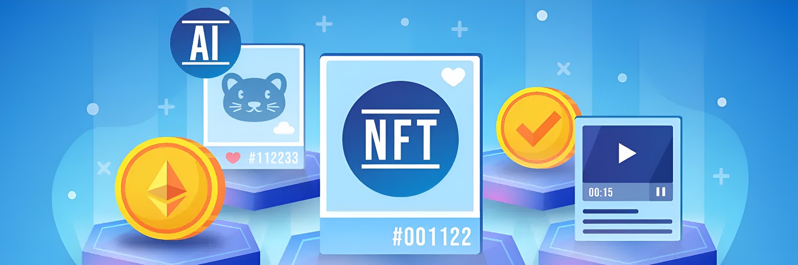 NFT Marketplace Illustration