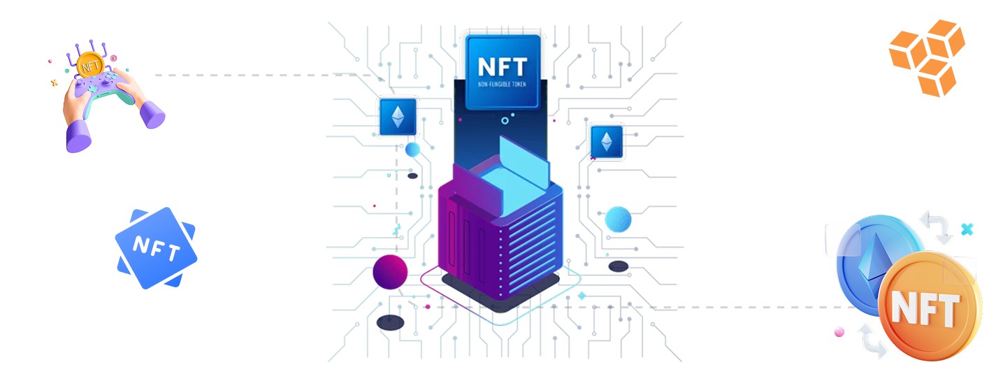 NFT Marketplace Illustration