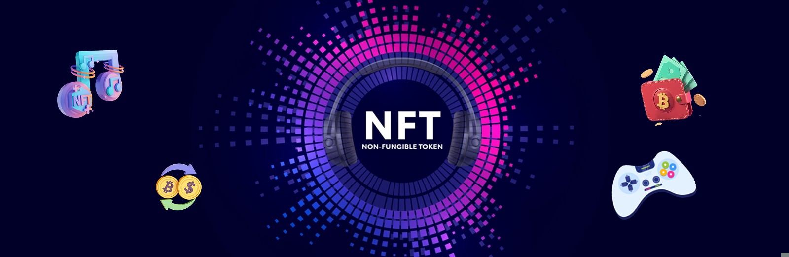 NFT Marketplace Illustration